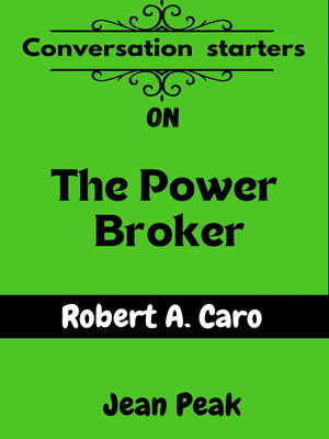 cover image of Conversion starter on the Power Broker Robert Moses and the Fall of New York by Robert A. Caro